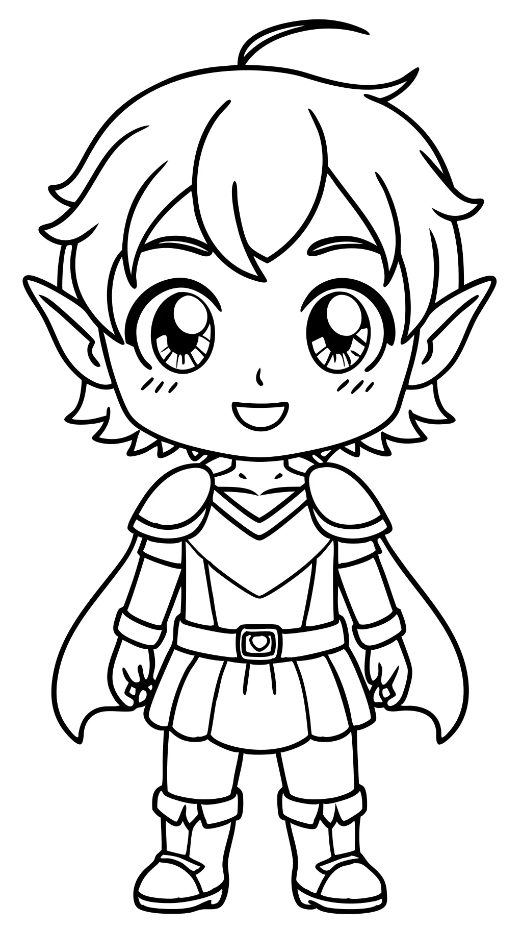 coloriages d’anime chibi